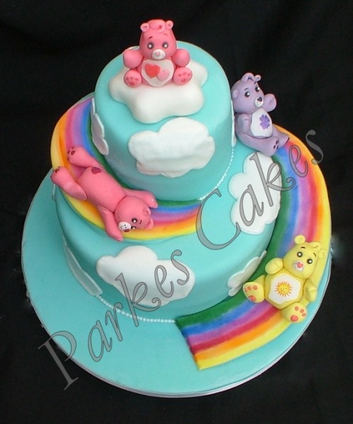 care bears birthday cake
